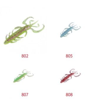 Balzer 13626 Shirasu Mad Crab 8cm Kalamar Kokulu Silikon Yem 3'lü Set