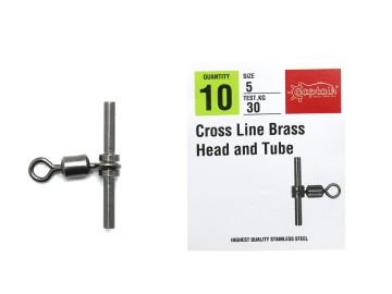 Captain 5127 Tube T Fırdöndü 10'lu Paket Black Nikel