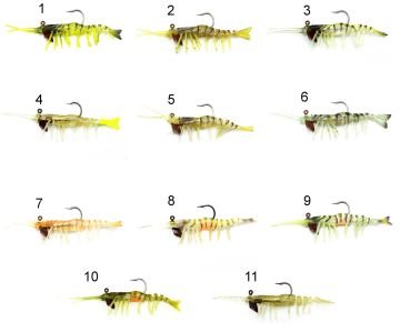 Captain 3049 Magic Shrimp 3D Silikon Karides 76mm 5.5gr Suni Yem