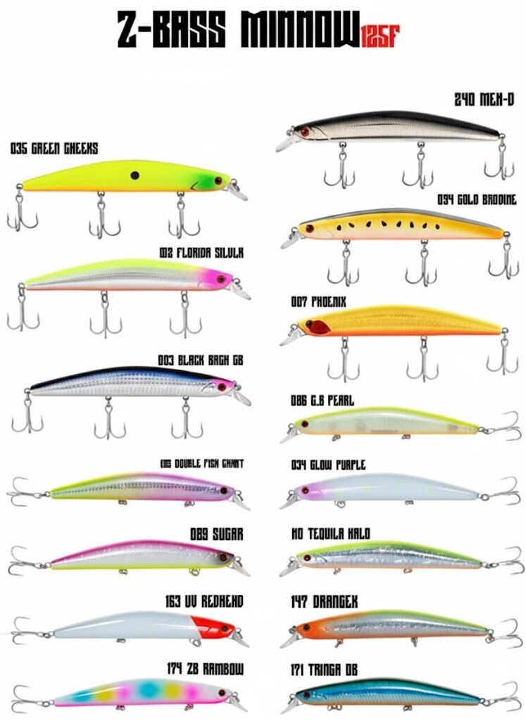 Fujin Z-Bass Minnow 125F 21gr Maket Balık