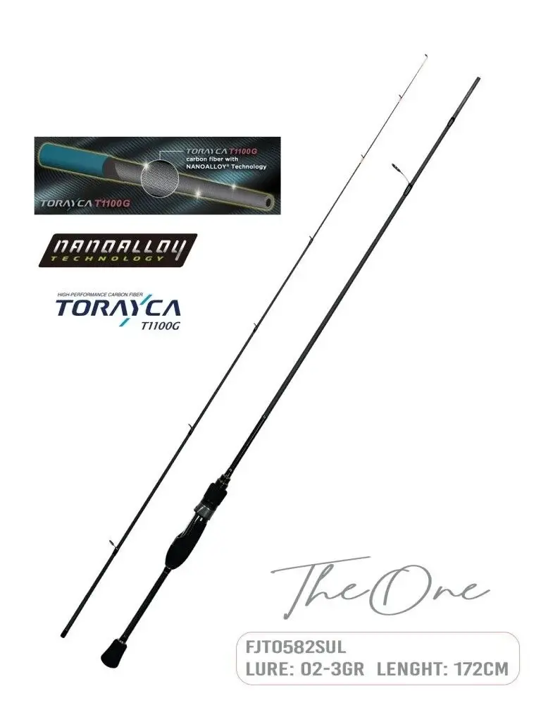Fujin Fujin TheOne 172cm 02-3gr LRF Kamışı 582SUL AJİ Lrf Kamışı