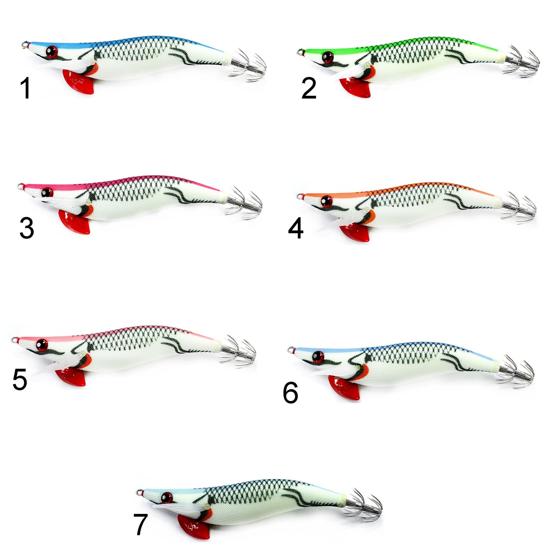 Captain 3031 Kalamar Zokası 12cm Casting Bilyeli Squid Size 3.5 18gr