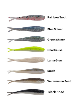 Berkley Gulp Alive 1'' Inc Minnow Silikon Yem Black Shad